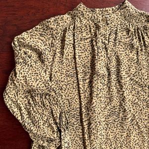 H&M Cheetah Print Green Dress